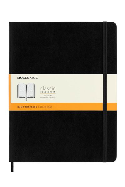 Moleskine Classic Collection Notepad XL 19x25cm Soft Cover Line 192 Sheets