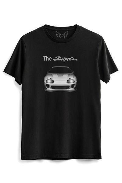 Alfa Tshirt Παιδικό μαύρο μπλουζάκι Toyota Supra