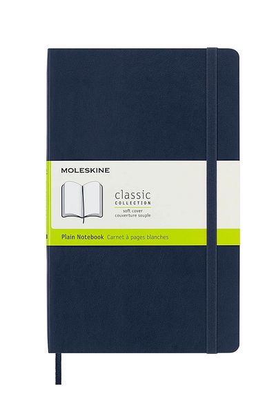 Moleskine Classic Collection Notebook Large 13x21cm Soft Cover Unlined 240 Sheets