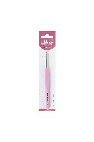 Hello CROCHET HOOK SİLİKON SAPLI ÖRGÜ TIĞ 6MM