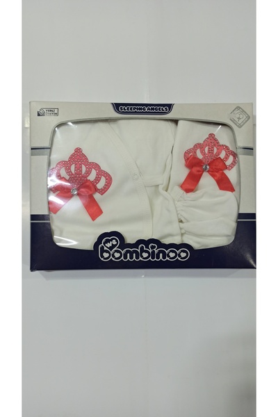 Bombinoo 5 Pieces Hospital Exit 100% Cotton Crown Embroidered