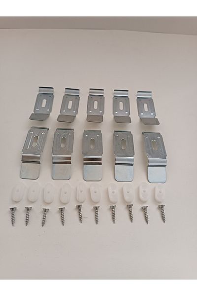 Numaca Stor Zebra Curtain Mounting Bracket Metal Portray Cornice Bracket 30 Pieces Closed (Crowned) Case 5cm