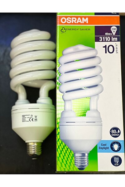 OKYANUSAYD 45 WATT 3110 LÜMEN 6500 KELVİN BEYAZ IŞIK TWİST TASARRUFLU AMPUL