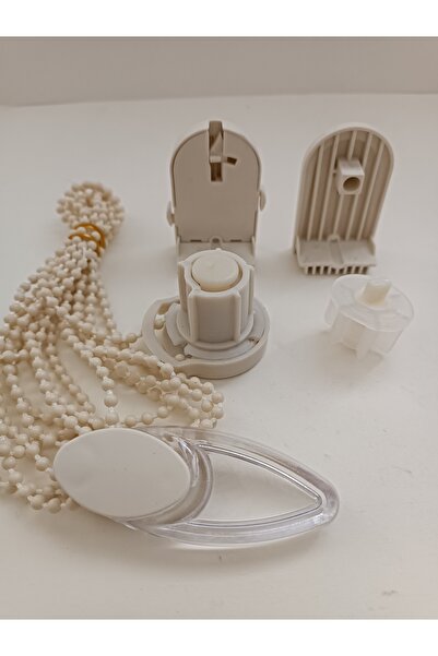 Numaca Stor Zebra Perde Tamir Seti 3.7Cm Dar Kasa Tamir Seti Mekanizma - Boru Tıpası -Zincir - Yan Kapaklar