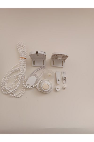 Numaca Set de reparare a perdelei Stor Zebra 4,5 cm lățime Set de reparare a carcasei Set complet de dispozitive de conectare inferioare în interior