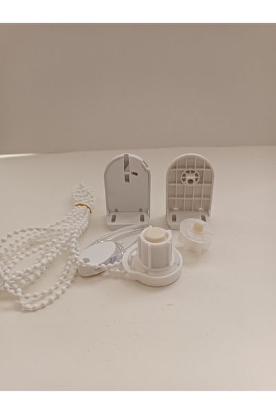 Numaca Set de reparare a perdelei Stor Zebra, cu lățime de 4,5 cm, set de reparare a carcasei, mecanism, dopuri pentru țevi, capace laterale pentru lanț