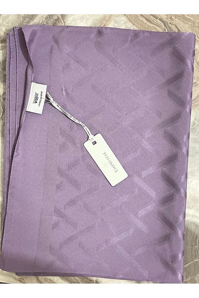 Emproyal X-patterned cotton jacquard shawl