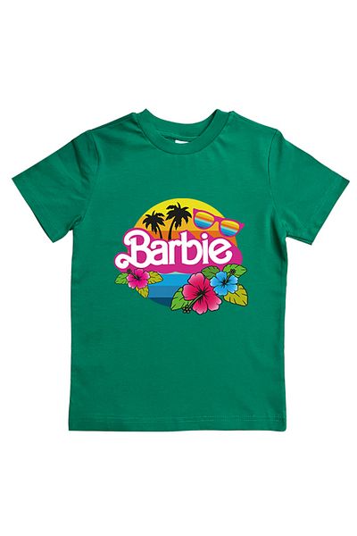 Barbie Tricou pentru copii de vară - imprimat, bumbac pieptănat