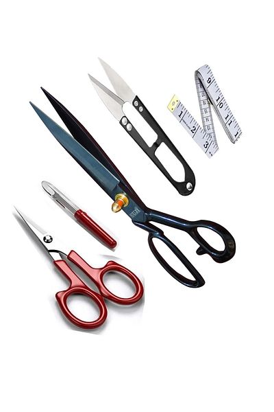 hodbehod 28 Cm Large Size Screw Countertop Professional Fabric Cutting Scissors with Steel Nut