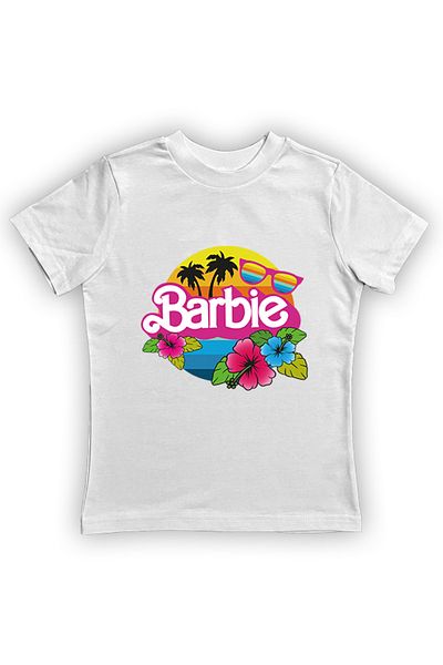 Barbie Tricou pentru copii de vară - imprimat, bumbac pieptănat