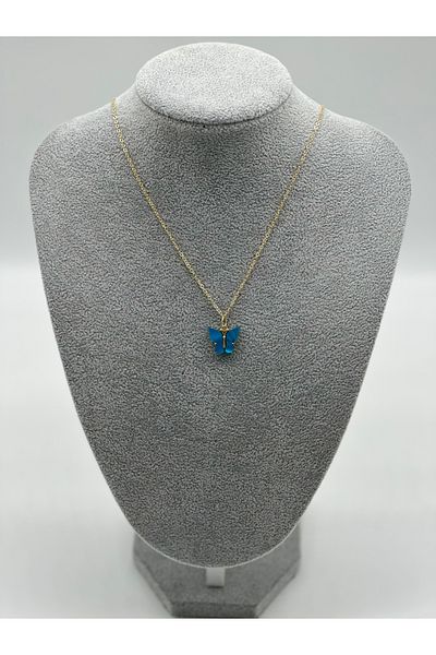 Hobimos Butterfly Figured Women's Necklace