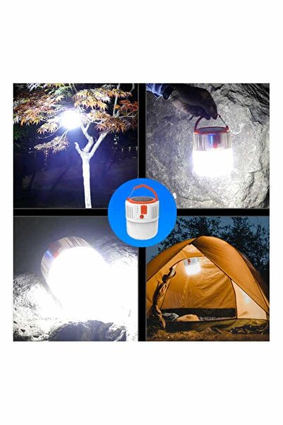 Cata Urla Şarjlı Solar Kamp Feneri Beyaz CT-4289