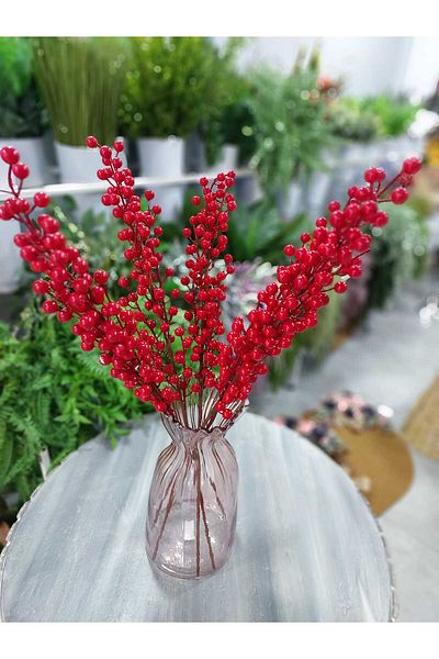lolipophobi Kokina Branch, Kokina, 3 Pieces Artificial Kokina, Artificial Flower, Decor, New Year