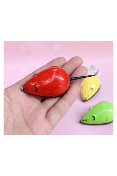 Yeni1Trend Cat Toy Pull and Drop Mouse Colorful Hand and Cat Mouse