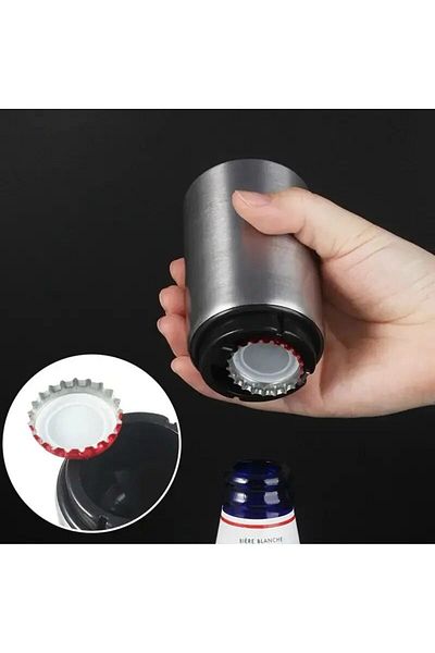BLUE SİDE Automatic Practical Soda Cap Bottle Opener with Press