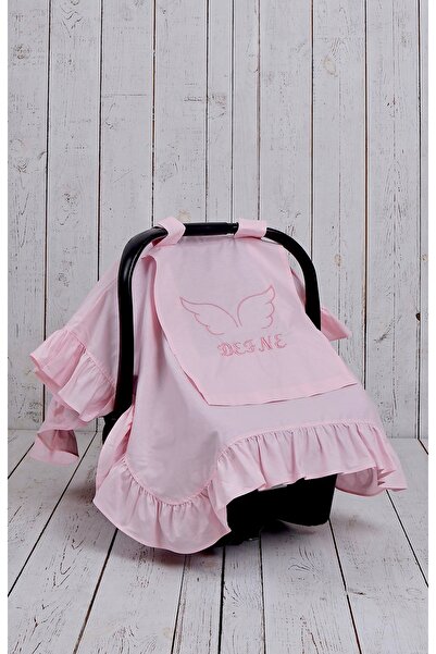 JUNİPERUS Fırfırlı Kişiye Özel Nakışlı Puset Örtüsü