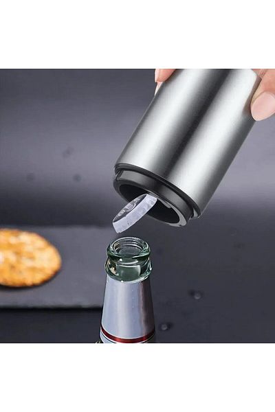 BLUE SİDE Automatic Practical Soda Cap Bottle Opener with Press
