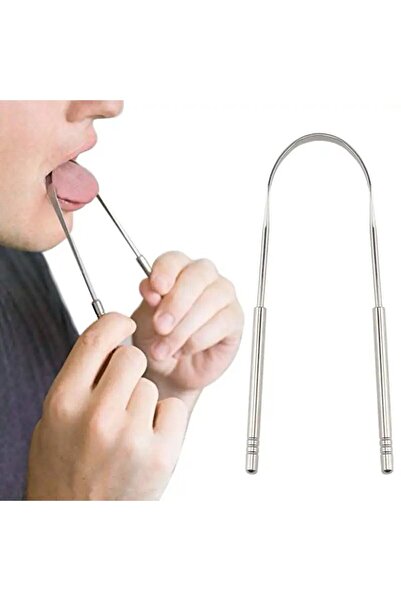 BLUE SİDE Paslanmaz Çelik Pratik Dil Temizleme Aparatı