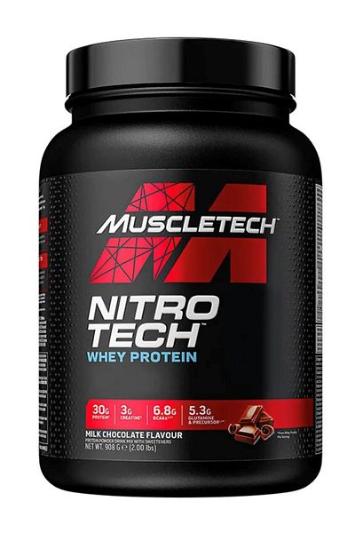 MUSCLETECH Nitro-Tech Whey Protein - Chocolate, 908 Gr