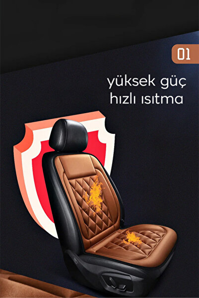 Kamardey 12V Automatic Seat Heater Cushion Suitable for Vehicle Interior