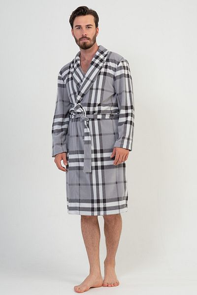 VİENETTA Ανδρικό μακρυμάνικο φόρεμα Fleece Raft γιακά 
 , 203087