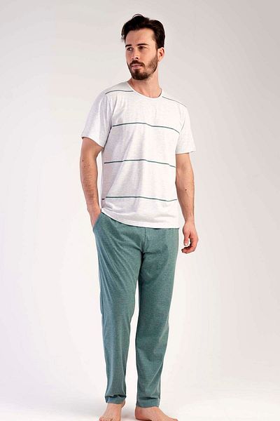 VİENETTA Men's Short Sleeve Pajama Set
,212568