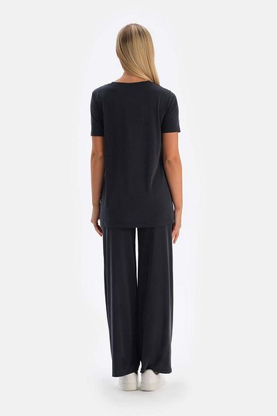 Dagi Black Modal Maternity Pants