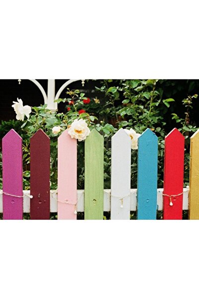 labilboard Ahşap çit Renkli