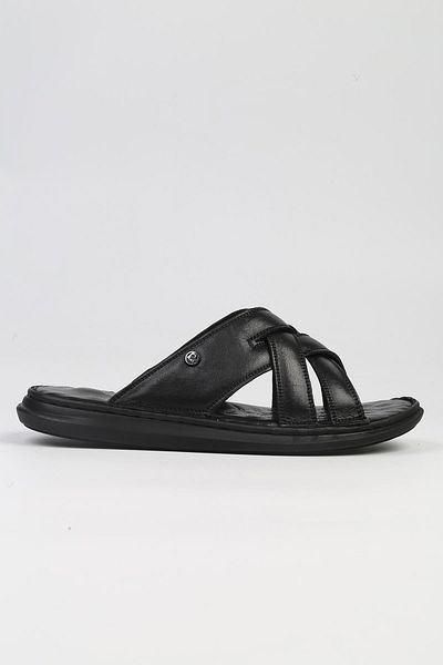 Pierre Cardin ® |   PC-5108-3892 Μαύρες-Ανδρικές Παντόφλες