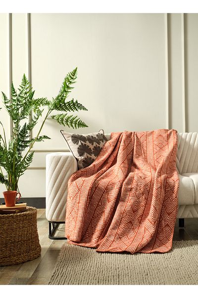 Doqu Home بطانية لينا مزدوجة مقاس 200×220 سم - بلاط