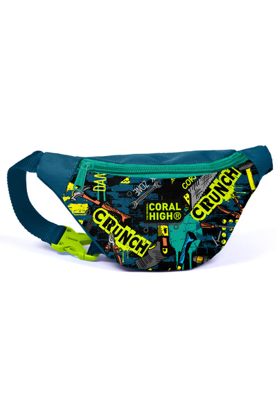 Coral High Nefti Patterned Black Kid Repair Set - Waist Bag 12628