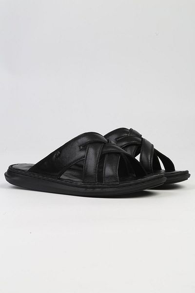 Pierre Cardin ® |   PC-5108-3892 Μαύρες-Ανδρικές Παντόφλες