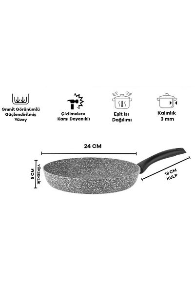 Taç Ultra Granite Pan 24cm 3469