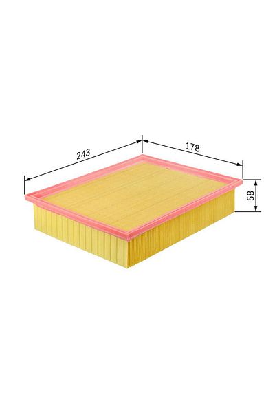 Sardes Air Filter - E36 320I E46 316I 318I 18051 Model with Code