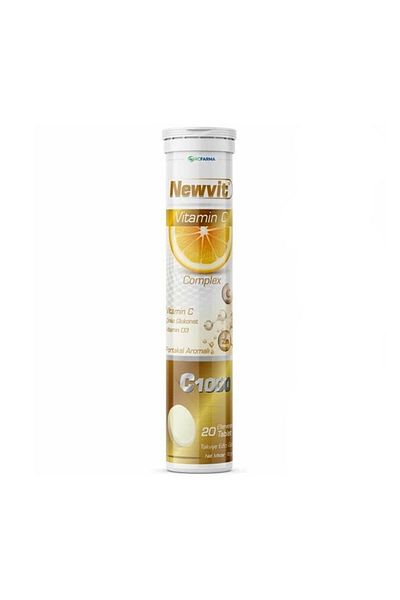 Newvit Vitamin C Complex 20 Effervescent Tablets