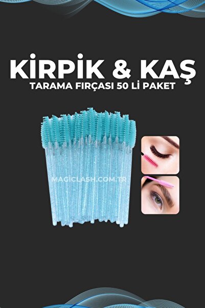 Magic Lash فرشاة مشط رموش الحواجب مكونة من 50 قطعة