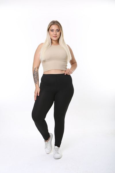 LİVE SPORT Women's Plus Size Full Lycra Luxury Comfortable Long Tights