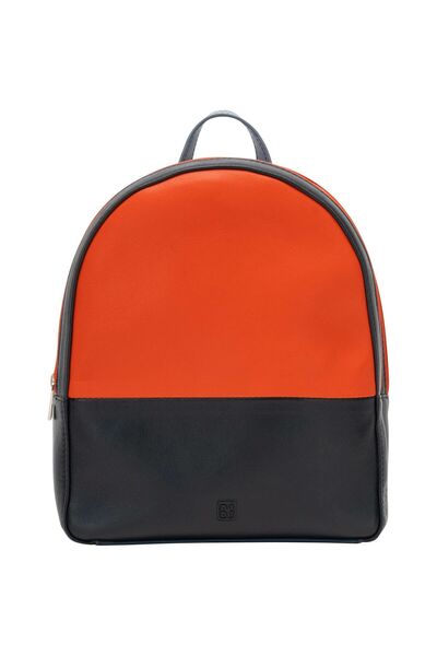 DUDU 26,5 cm breiter City-Rucksack – Leder