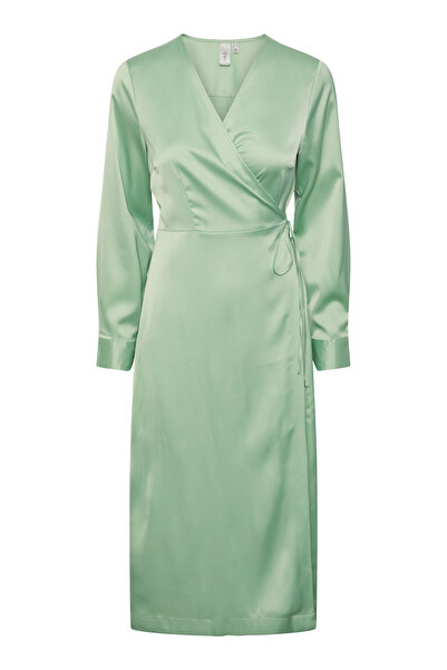 YAS. СУКНЯ МІДІ YASPELLA LS WRAP S. NOOS