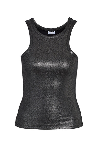 Noisy May NMMAYA GLITTER COATED S/L TOP JRS