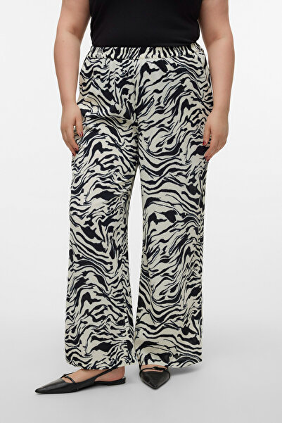 Veromoda Curve VMCILONA HW WIDE PANTS WVN BTQ CUR GA