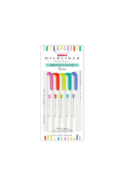 Serve مجموعة Zebra Mildliner 5C-HC-N - تصميم مريح وأنيق