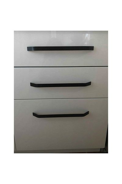 ARON Sofuoglu Lightning Handle - 320mm Black Furniture Handle with Cloakroom, Drawer and Cabinet Door