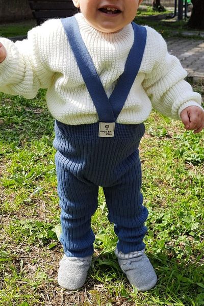 Minytrendy Baby Girl/Boy Knitwear Tights & Sweater Bottom Top 2 Piece Set 3-24 Months