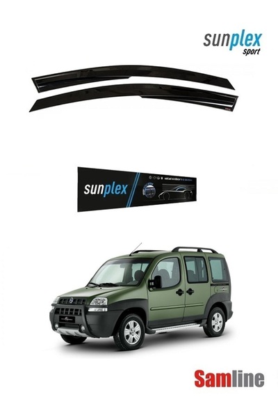 SUNPLEX Fiat Doblo 1 Combi 2004 Modeller için Cam Rüzgarlığı Takımı 2'li set