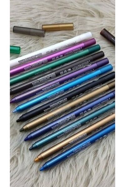 RS Ronassi Cosmetics قلم تحديد عيون ملون زيتي للغاية مكون من 12 قطعة من RS Ronassi