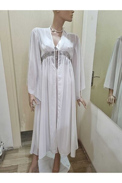 SEVİNÇ ÜRKMEZ Sevinç Ürkmez saten gecelik sabahlık takım