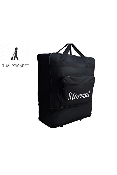 tualpticaret Genişleyebilir Seyahat Çantası Hurç Çeyiz 5 Tekerlekli kumaş Büyük Boy Valiz üç Körüklü Valiz