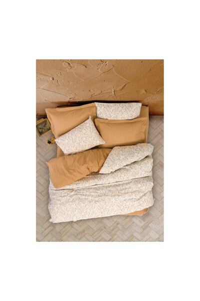 Cotton Box Set cuvertură de pilota dublă mică Posy Beige
