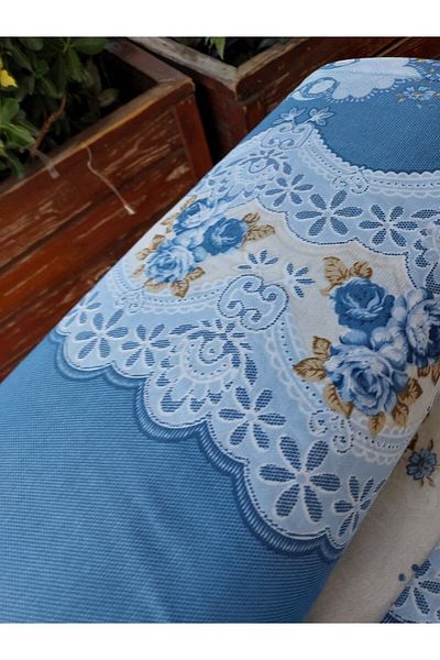 TEKSTİLCİ Meter Fabric, Duvet Cover Fabric 240 Cm Patterned Fabric